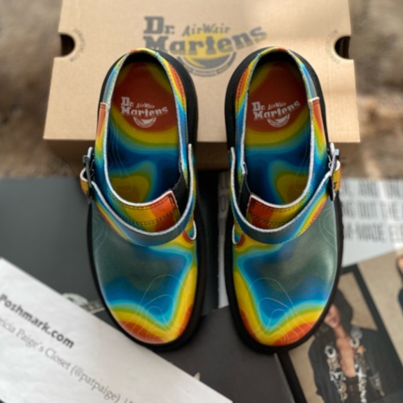 Dr. Martens Colorful Wave Mules - Picture 11 of 16